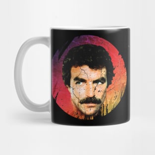 Tom Selleck-Retro Vintage 80s Aesthetic Design Mug